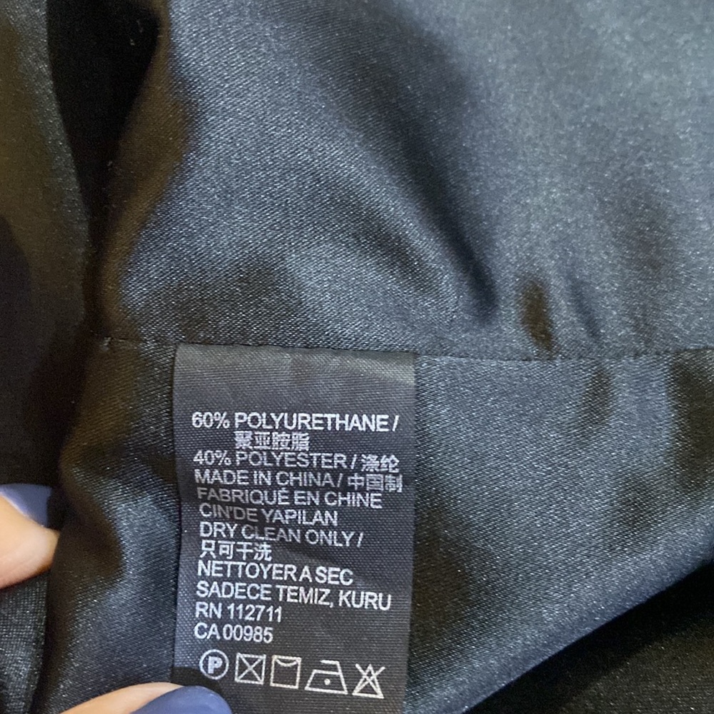 Jay Godfrey Faux Leather Top - Picture 5 of 5